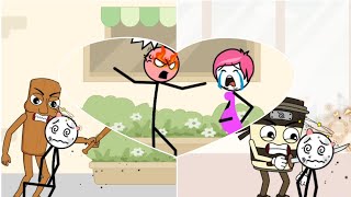Grab 'Em Now –One Stickman. Too Many Problems | All Levels Game Walkthrough (Funny Moments)#1 #games screenshot 3