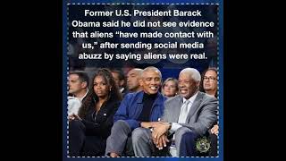 Barack Obama shuts down alien buzz and says there’s no evidence they’ve made contact