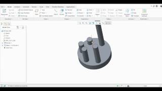 AXIS PATTERN  IN CREO PARAMETRIC
