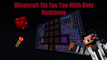 I Made Tic Tac Toe In Minecraft Using Only Redstone! (With Terrible AI :P)