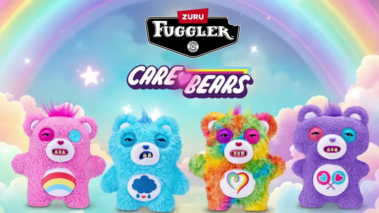 Fuggler Care Bears Cheer Bear Soft Toy by ZURU | The Entertainer