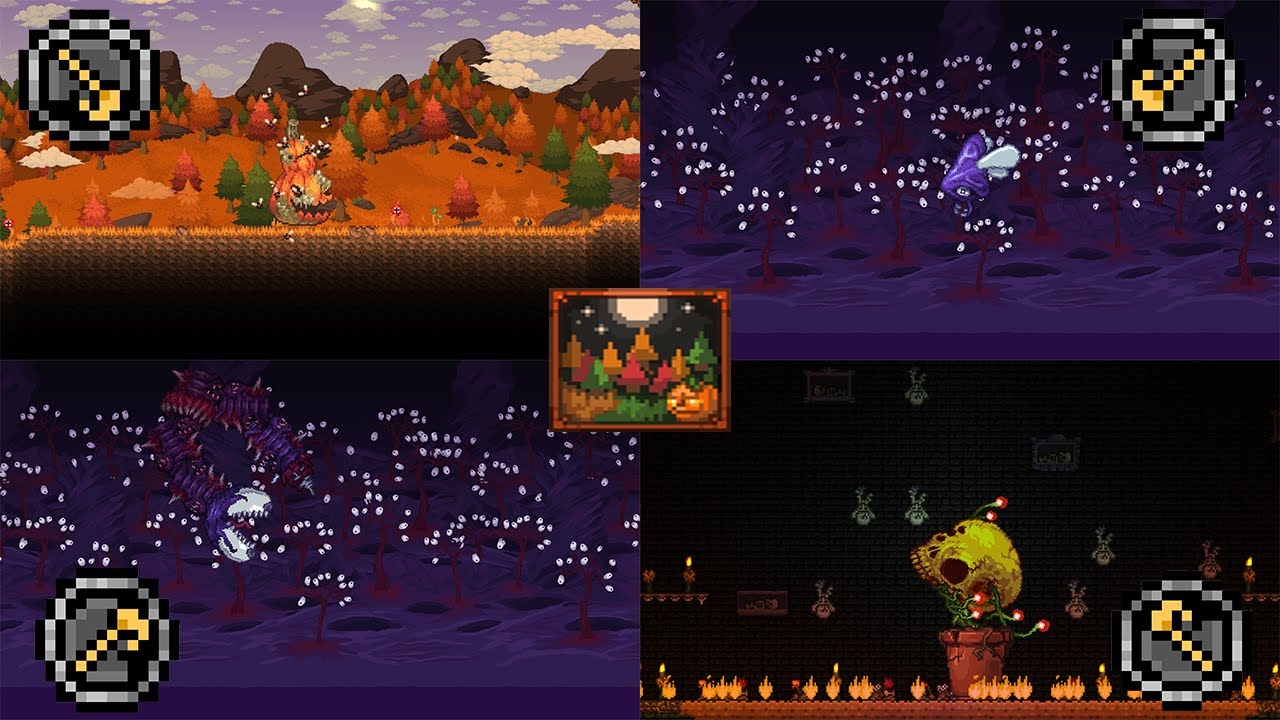 Terraria Spooky Mod Summoning Class VS All Bosses (Master Mode