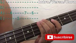 Video thumbnail of "Tu Eres Rey Tutorial Bass Barak"