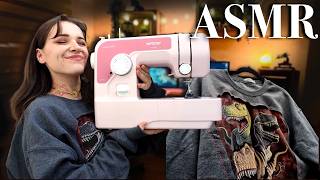 Spend a Cozy Night in with me Sewing ASMR [Soft Spoken & Machine Sounds] screenshot 3