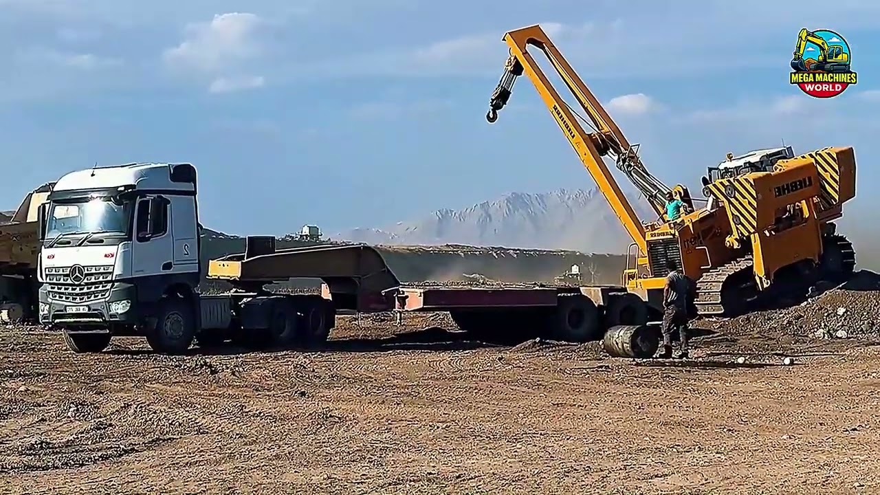 Extreme Load Challenge! Liebherr Pallet Truck Handles Massive Weight in Precision Test