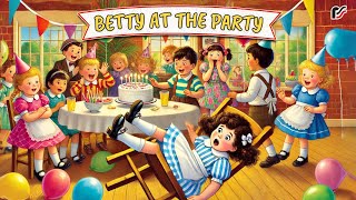 Betty at the Party | English Poem | Moral lessons for kids | Rachna Sagar screenshot 3