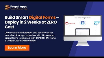Reinventing Maintenance Inspections with Propel Apps’ FREE Digital Forms
