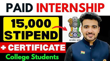 Government Ministry Internship for College Students: Get Stipend + Certificate | Winter Internships