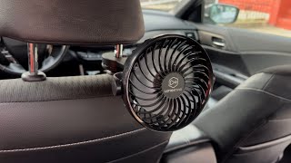 Battery Operated Rechargeable Car Fan Review