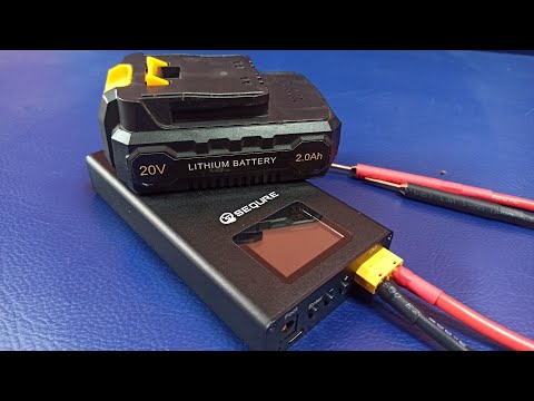 Quick Repair of a Cordless Drill Battery Using the SEQURE SQ-SW2 Spot Welder