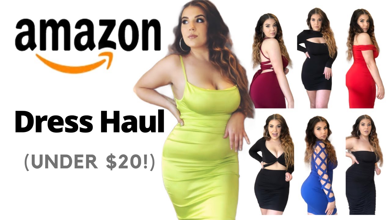 Amazon Dress Haul 2020! (all under 20) Curvy TryOn Party & Clubbing