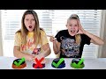 Don't Press the WRONG Button Slime Challenge || Taylor & Vanessa