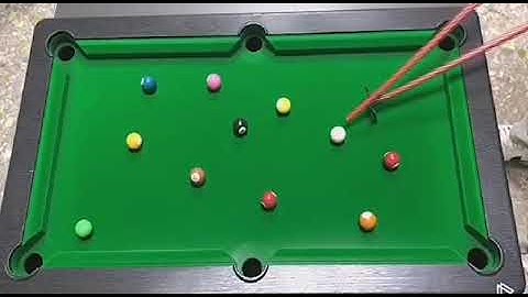 Mini Billiards Snooker Parent-Child Game 55x33x15.5 cm (21.65*13*6.1 inch) Size