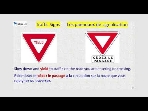 Drivers Education: French - Lesson 1