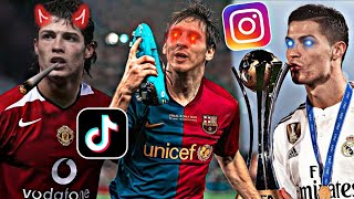 Best LIONEL MESSI \& CRISTANO RONALDO Edits | Tik Tok \& Reels (#02)