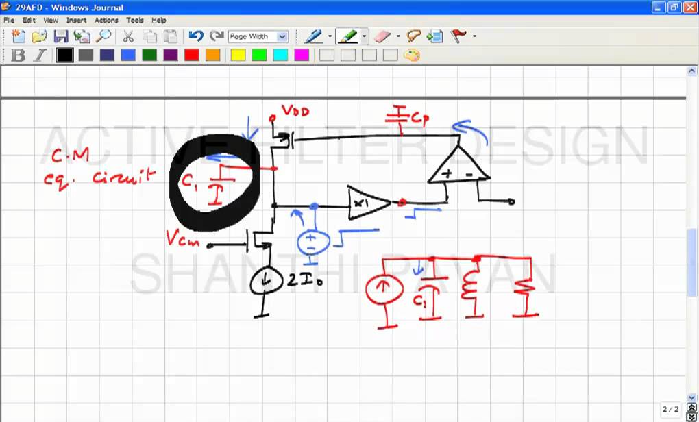 AFD29 - Common-mode Positive Feedback in Gyrators.