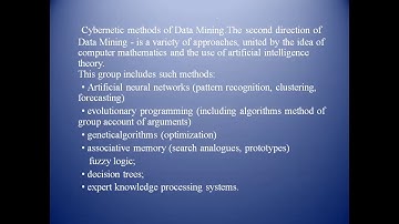 Lecture 6:Data analysis. Data management.