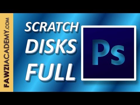 how to fix a scratch disks are full _ adobe Photoshop full