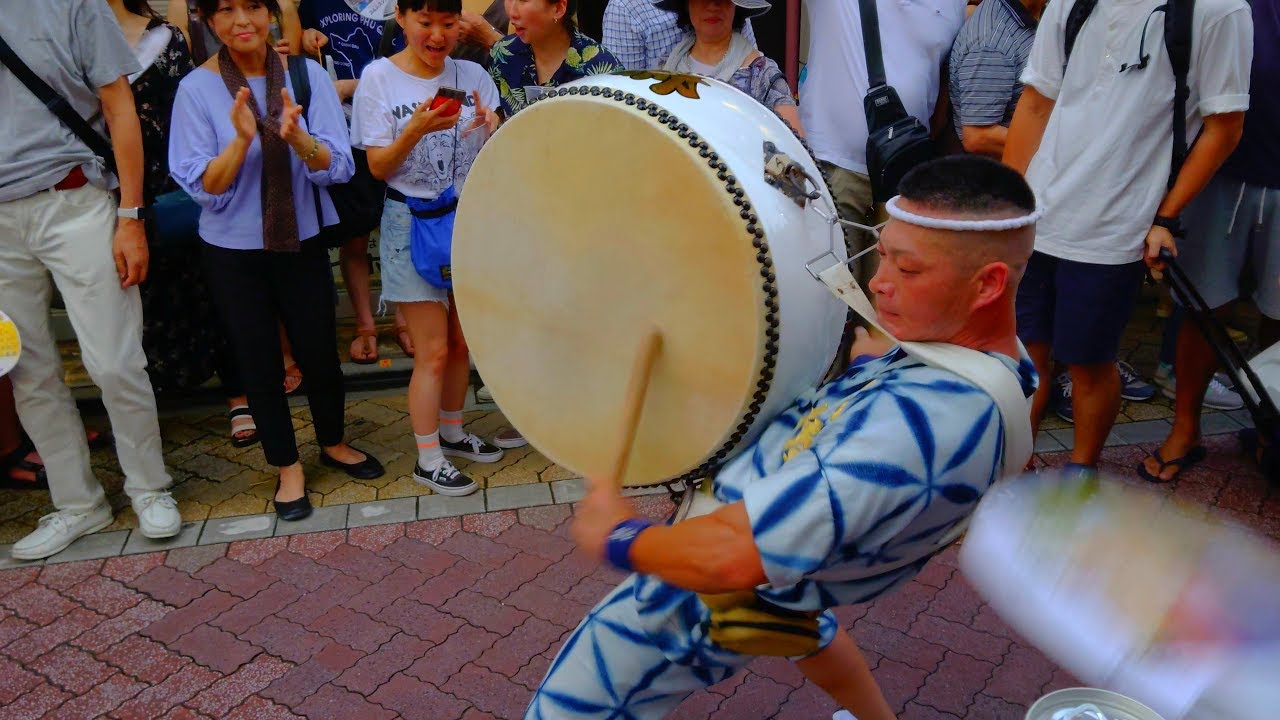 苔作　2019/8/24 ルック第1演舞場 高円寺阿波踊り【4K動画】 (Koenji AwaOdori Kokesaku)