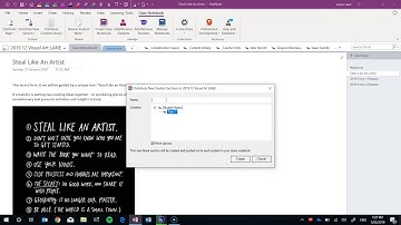 OneNote Class Notebooks: Creating student sections and distributing pages
