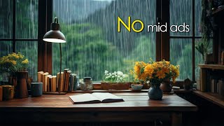 Rain white noise, the perfect background sound for studying, working, and meditating