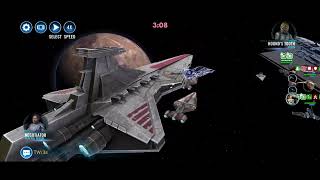[TW fleet] Negotiator (Marauder, Fives, Rex) vs. triple-attacker Executor: 21 banners
