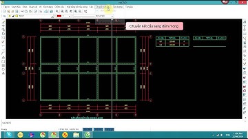 [RDCad] - Vẽ dầm móng (giằng móng) - tiên lượng dự toán dầm móng