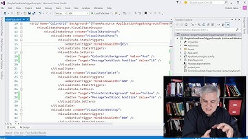 Windows 10 development for absolute beginners Utilizing the VisualStateManager to Create Adaptive Tr