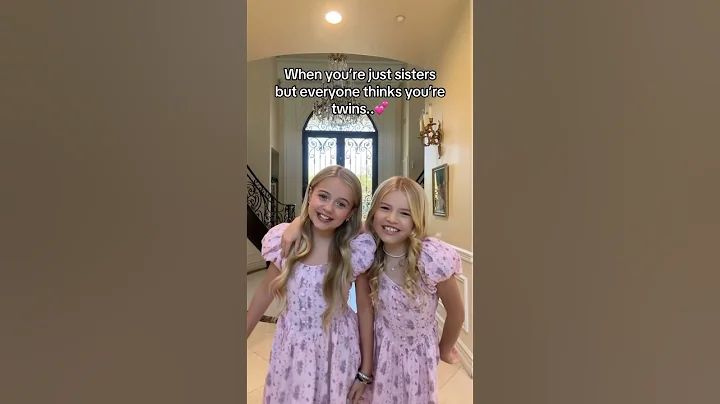 Twins or sisters?? 🩷😱 @Britainleeofficial  @Baylaarose #sisters #britainandbaylaa #shorts