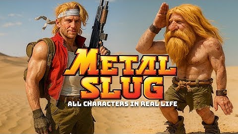 Metal slug all characters in real life by ai