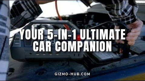 JUMPAC : YOUR 5-IN-1 ULTIMATE CAR COMPANION | Kickstarter | Gizmo-Hub.com