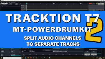 Learn how to rewire the ouputs in MT-PowerDrumKit2 in Tracktion 7 and place them on separate tracks.