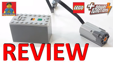 LEGO Power Functions - M Motor 8883 and AAA Battery Box 88000 Review ( PF )