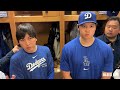 Dodgers shohei ohtani interview discusses his progress as he prepares for opening day full interview