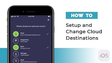 How To Setup and Change Cloud Destinations (iOS) | Rocketbook Guide