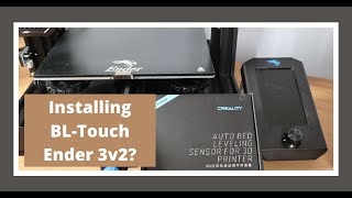 how to install bl-touch on creality ender 3v2