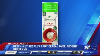 Beech-Nut recalls baby cereal over arsenic concerns