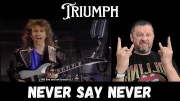 First Time Reaction Video - Triumph - Never Say Never | Muziekvideo