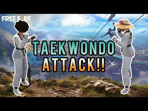 TAEKWONDO ATTACK!! - GARENA FREE FIRE BATTLEGROUND