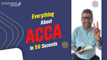 Everything about ACCA in 59 Seconds | Synthesis Learning