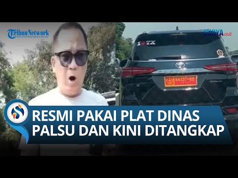 MIRIS! Nasib Sopir Fortuner Arogan Ngaku Adik Jenderal:  Pakai Plat Dinas TNI Palsu &amp; Kini Ditangkap