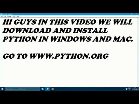 How to Download Python 3.6.3 in Windows 7/8/10 and Mac.