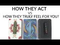 Pick a card their feelings how they act vs how they truly feel for you  timeless