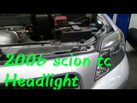 2006 scion tc headlight Bulb replacement