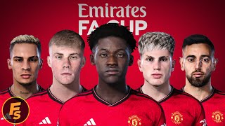 Manchester United Special Facepack FA Cup 2024 - PES 2021 & FL24