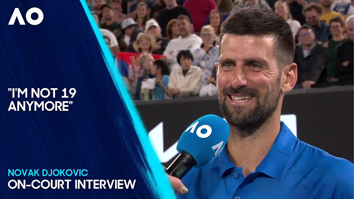 Novak Djokovic On-Court Interview | Australian Open 2025 Third Round