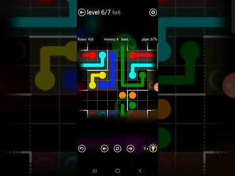 How to solve flow free warps (day 3 level 6)