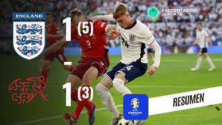 Inglaterra vs Suiza | Resumen, goles y resultado | Eurocopa 2024