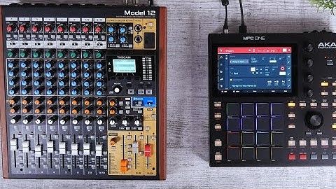 Akai MPC One & Tascam Model 12...a different way of using Controller Mode