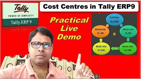 What is Cost Centres in Tally ERP.9 | How to Use Cost Centres in Tally ERP.9 by The Accounts
